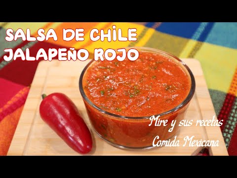 Riqísima Salsa de Chile Jalapeño Rojo