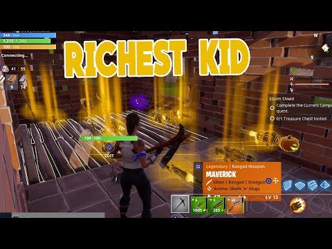Best Trading My 106 Nocturno For His Whole Inventory In Fortnite - rich kid gives me rarest guns grave digger in fortnite save the world pve