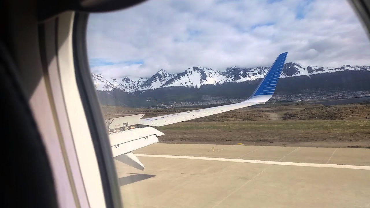 Aterrizaje Ushuaia Argentina
