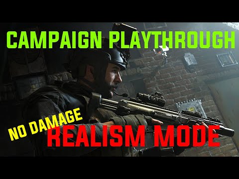 Call Of Duty: Modern Warfare 2019 - Campaign Playthrough. **Realism Mode - NO DAMAGE** UWHD 120fps