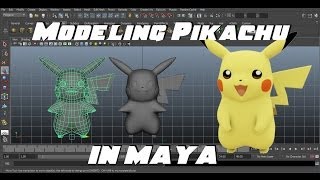 Modeling Pikachu in Maya (Part 1 of 3)