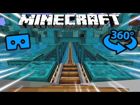 Insane 360° VR Roller Coaster in Minecraft!