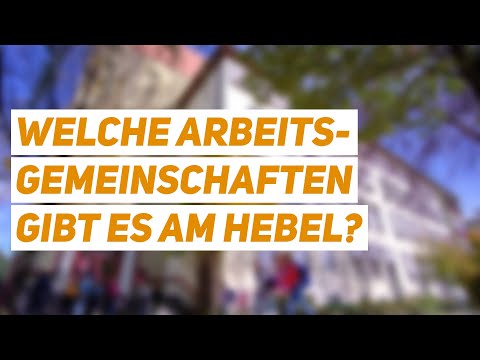 FAQ #07 - Welche Arbeitsgemeinschaften gibt es am Hebel?