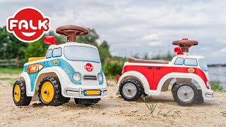 Paspiriama mašina su garso signalu - vaikams nuo 1 metų | Vintage Minivan | Falk