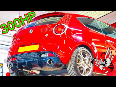 300 HP!! ALFA ROMEO MITO 1.4 TURBO VALVE CONTROL PERFORMANCE EXHAUST SYSTEM
