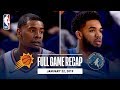 Full Game Recap: Timberwolves vs Suns | Towns Stuffs The Stat Sheet In Phoenix