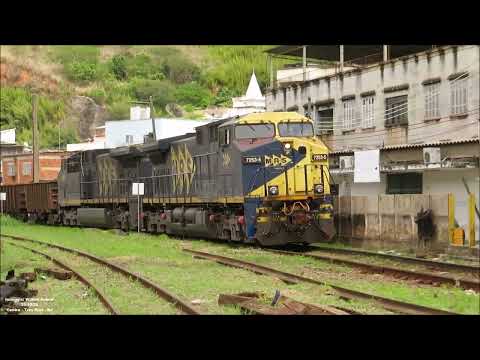 MRS - GE AC44i #7253-5 e #7225-0 minério vazio prefixo NGF 0149