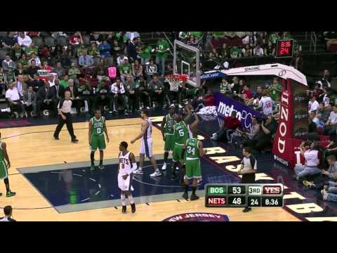 DeShawn Stevenson drops Rajon Rondo (Apr 14, 2012)
