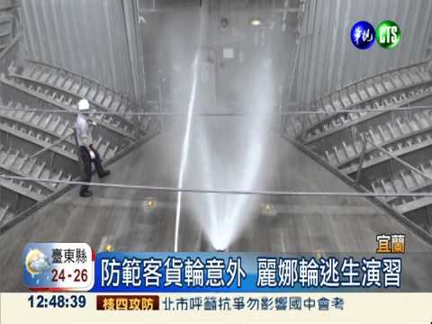 與世越號同等級 麗娜輪逃生演習