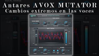 Video thumbnail for Antares AVOX MUTATOR - Modifica tus voces by Alonso Ararat