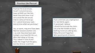 Christina Rossetti - &#39;Promises Like Piecrust&#39; - Annotation