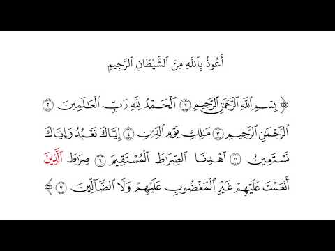 Surja Fatiha dhe disa rregulla të leximit