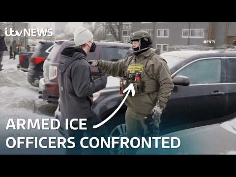 We filmed at the scene of the latest Minneapolis ICE raid | ITV news
