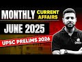 Complete 1 Shot Monthly Current Affairs Revision June 2025 UPSC IAS 2026 PW OnlyIAS