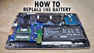 How to Replace the Battery HP Pavilion 15 Laptop Tutorial