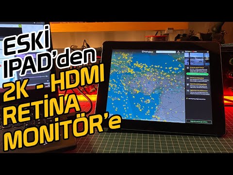 Eski iPad Taşınabilir HDMI Monitöre Nasıl Dönüştürülür? 2K Retina Ekran
