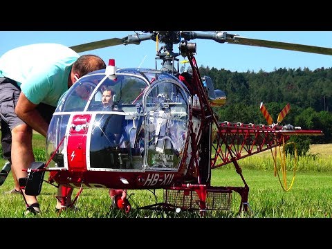 WORLD BIGGEST RC TURBINE SCALE MODEL HELICOPTER SA-315B LAMA