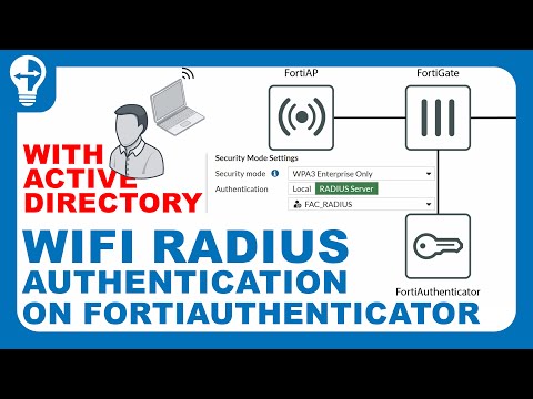 Secure Wi-Fi with FortiAuthenticator & Active Directory (RADIUS): The Complete Live Guide