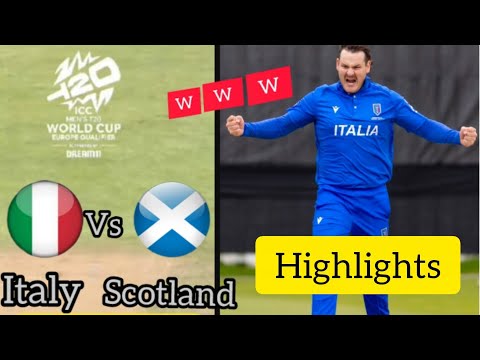 Scotland vs Italy Highlights Cricket Today | Europe Final Thriller | T20 World Cup 2026 Qualifier