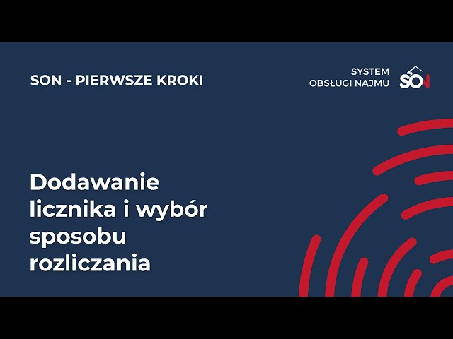 System Obsługi Najmu Video Poradnik - Pierwsze kroki