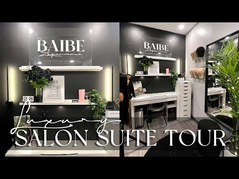 LUXURY SALON SUITE TOUR w/ LINKS | Amazon and Ikea...