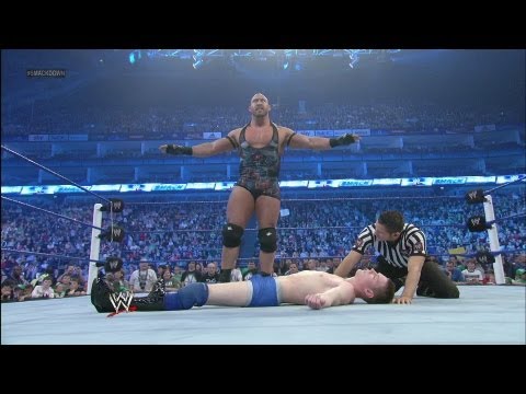 Ryback vs. local athlete: SmackDown - April 20, 2012