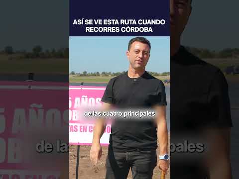 Asi se ve esta ruta cuando recorres Córdoba