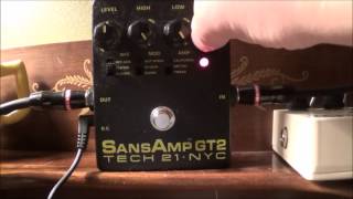 Video thumbnail for Tech 21 SansAmp GT2 Bass Demo by SzymanskiBass