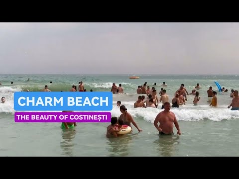 [4K] [2022] Plaja CHARM BEACH -  THE BEAUTY OF COSTINESTI , CONSTANTA , ROMANIA