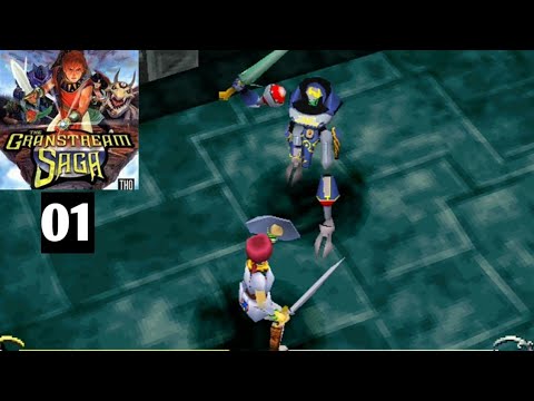 The Grandstream Saga - New Game Start - PS1 Gameplay, Walkthrough - 01