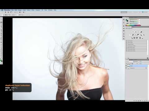 Sample Section of our Masking Difficult Hair Using Alpha Channels Tutorial