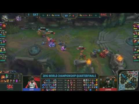 SKT T1 Duke outplays RNG #Worlds