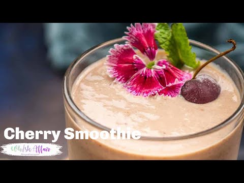 Cherry Smoothie Recipe (5 Minutes Recipe, Kid’s Friendly Smoothie)
