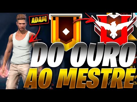 DO OURO AO MESTRE DE ADAM ( SEM DOBRO DE PONTOS ) TEMPORADA 23 - 🎯 HIGHLIGHT FREE FIRE