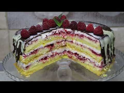 Najlepša voćna torta /sa jagodama i malinama