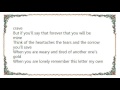 Wanda Jackson - The Last Letter Lyrics