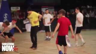 Bars and Melody - Playing Basketball and Meeting Fans @ Soccer Six