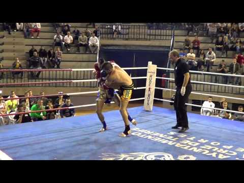 Alfonso Griñon vs Carlos Araya Muay Thai Round 2