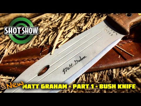 NEW! Primitive Bush Knife V2 - Matt Graham Interview - Part 1 - Shot Show