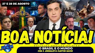 Bomba! ANDRÉ MENDONÇA IMPARÁVEL, FLÁVIO BOLSONARO CRESCE, LULA CHAMA PF, MORAES, QUINTA - 27.08.26