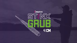 Umělá nástraha Delphin B! Stinx Grub Garlic_4cm_20ks_Spring