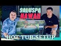 [Problem Solved]NEW PORTABLE SPA! Bestway Saluspa Hawaii Setup!
