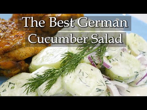 How to Make the Best German Cucumber Salad