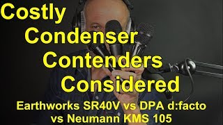 Video thumbnail for Earthworks SR40V vs DPA d:facto (Linear) vs Neumann KMS 105 by Anton Browne
