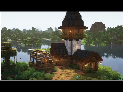 Cosmicov - Minecraft | How To Build A Medieval Wizard House (Tutorial)