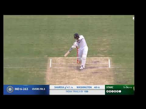 Lord Shardul Thakur vs Mitchell Starc - Gabba (Viv Richards style cover drive)
