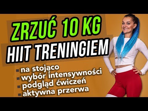 HIIT 🔥 INTENSYWNIE ODCHUDZAJĄCY TRENING 🔥 NA STOJĄCO 🔥4 X 6 MINUT 🔥 BEZ MATY