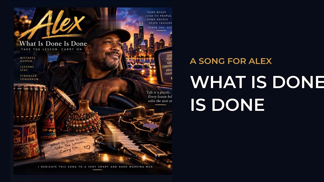 What Is Done Is Done official lyric video by Minoo Lakani