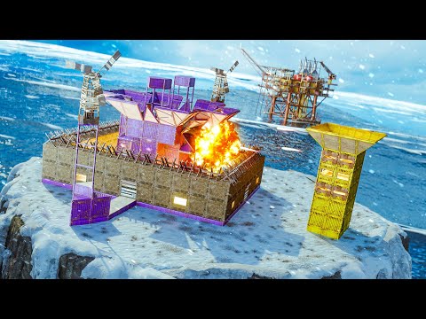 10,000 Hour Solo Force Wipe on an Overpowered Snowy Island – Rust