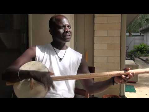 Daniel Jatta Plays an Akonting Tune Written by his Father